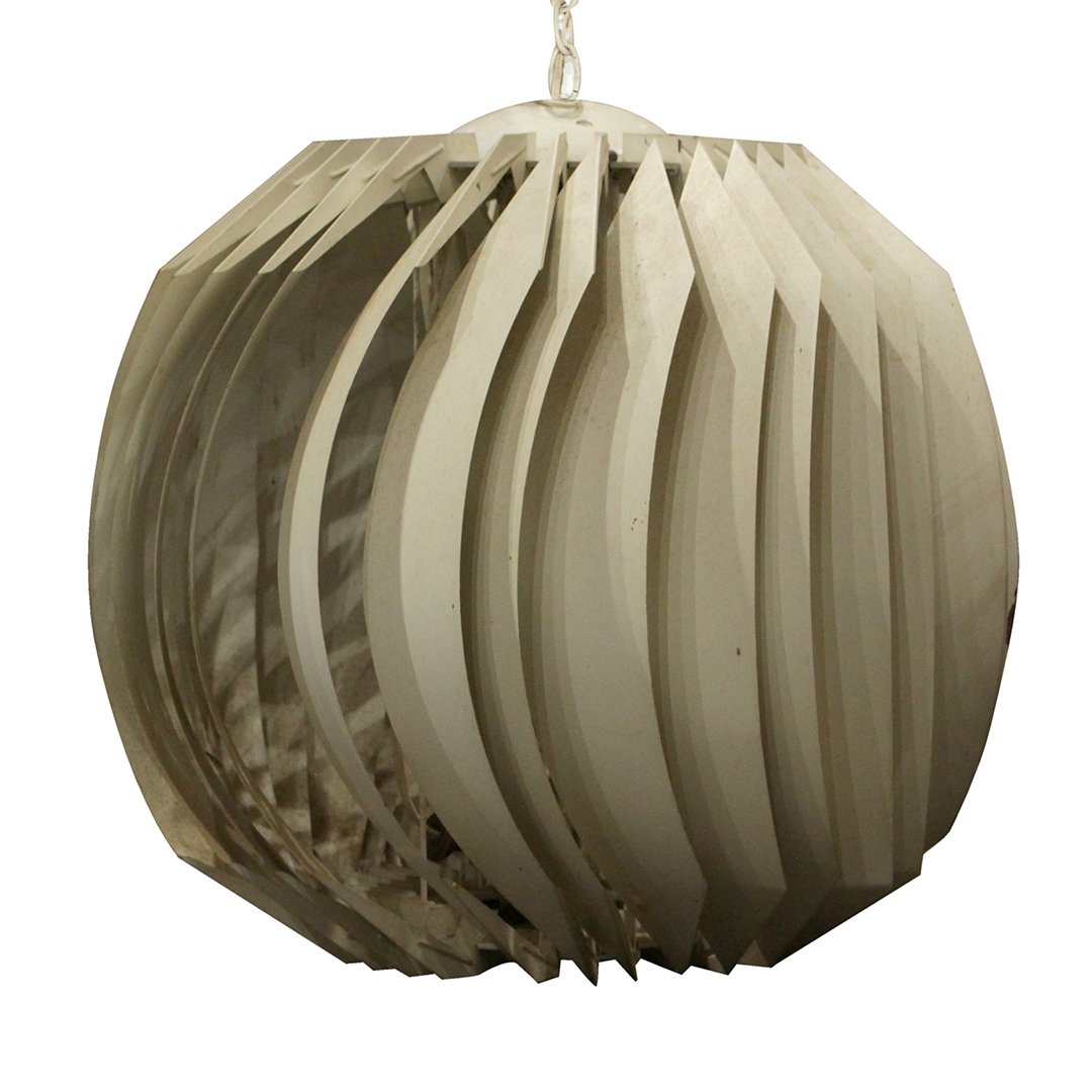 Mid-century Modern Turbine Style Chandelier (1 of 5)