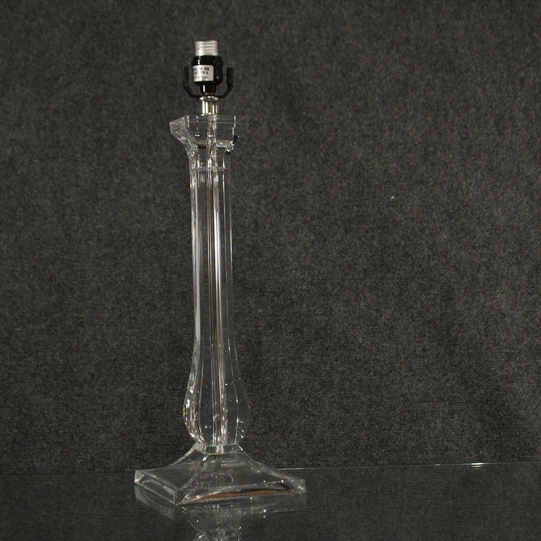 Mid-Century Design Lucite Stick Table Lamp (1 of 4)