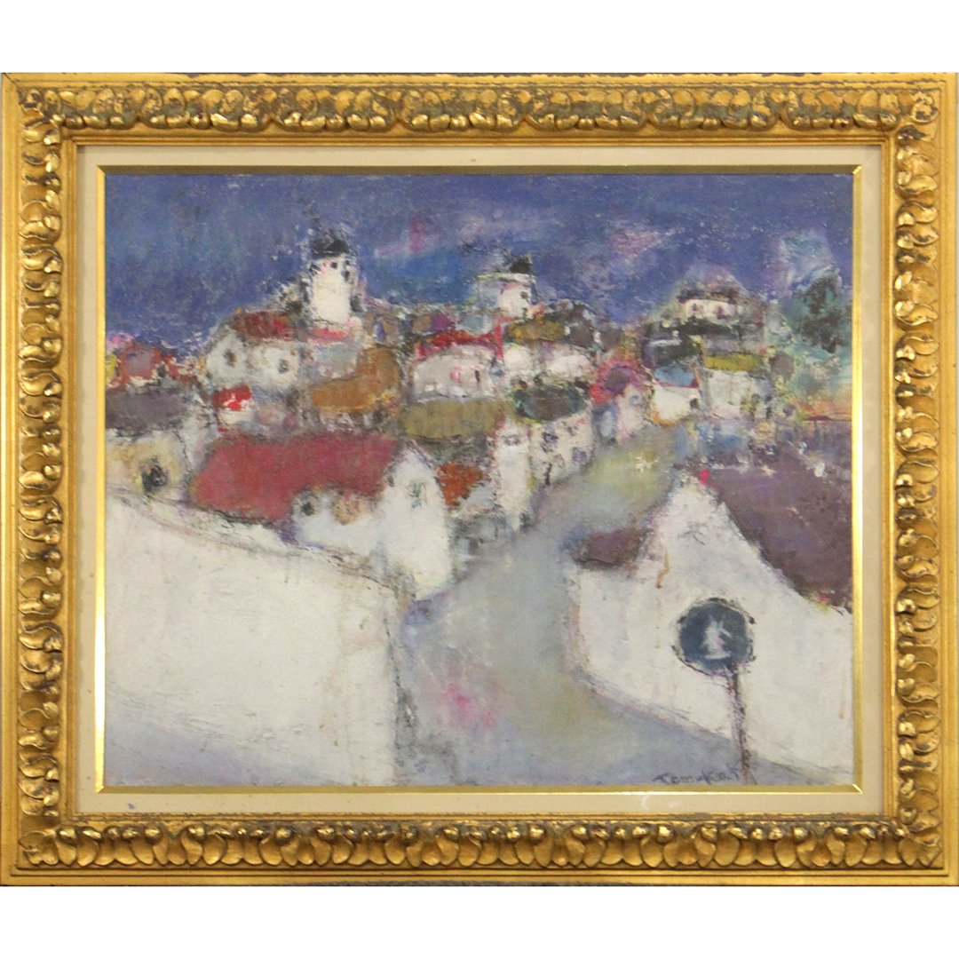 Tomakak, Japanese Artist, Oil Impressionism Landscape (1 of 5)