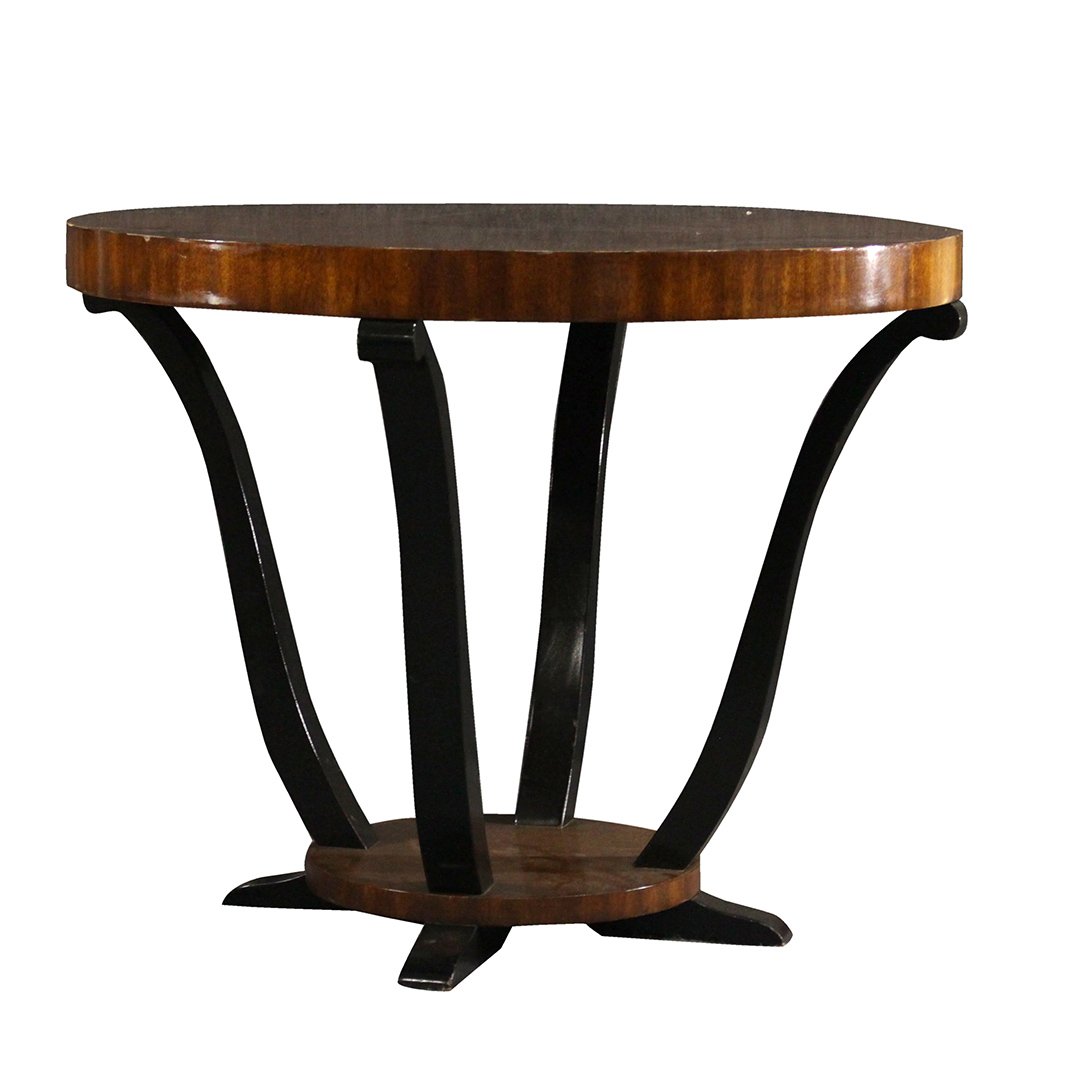 Exotic Wood Round Table occasional (1 of 5)