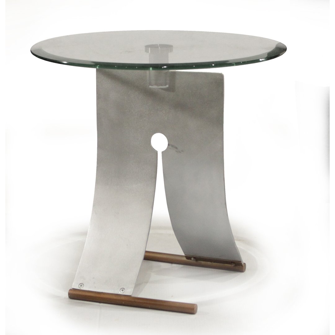 Modern Design Metal Sculptured Occasional Table (1 of 5)