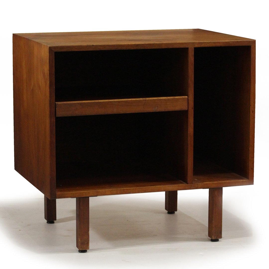 Jens Risom Signed Box Form Stereo Cabinet Circa 1960 (1 of 5)