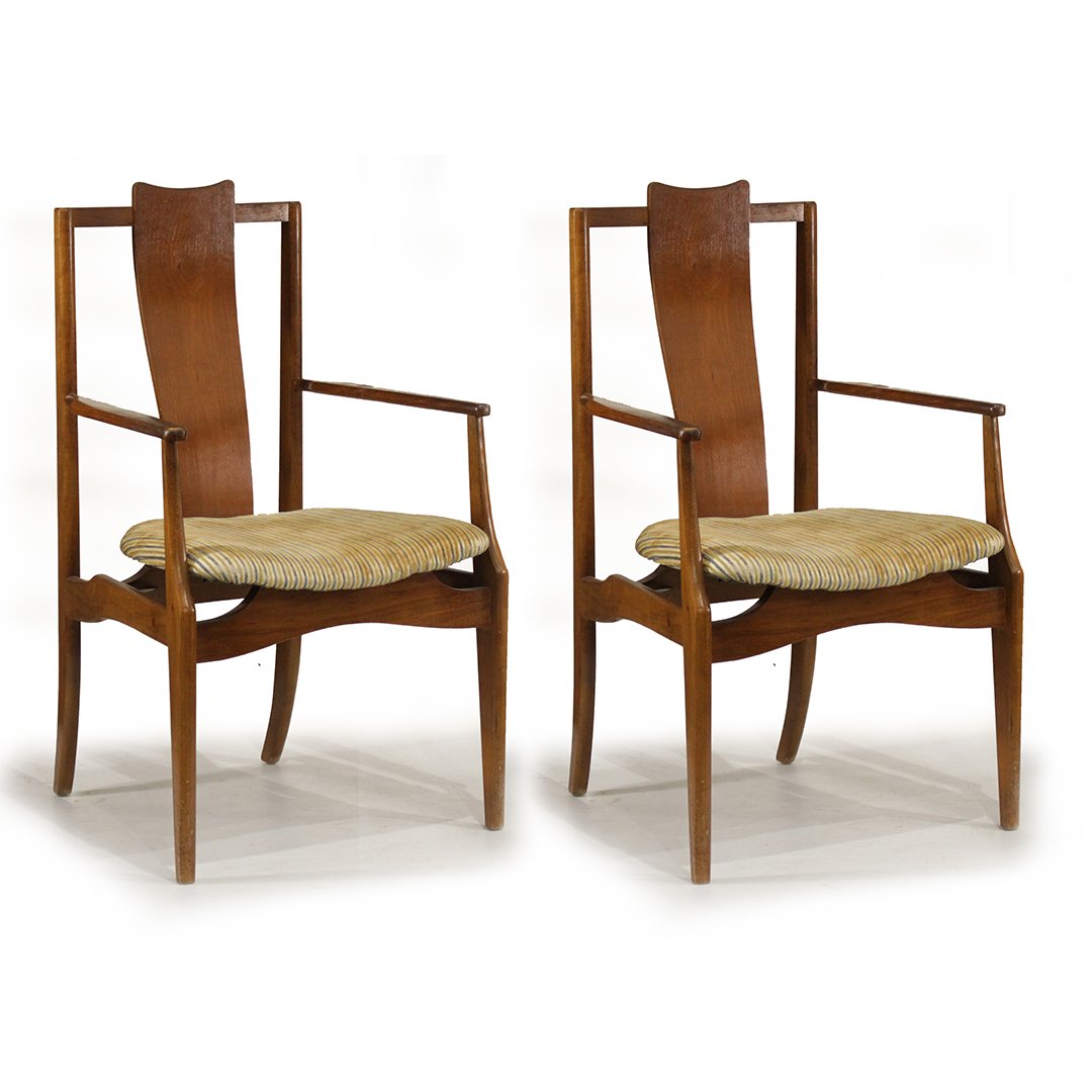 Two [2] Mid-Century Modern Danish Design Arm Chairs (1 of 6)