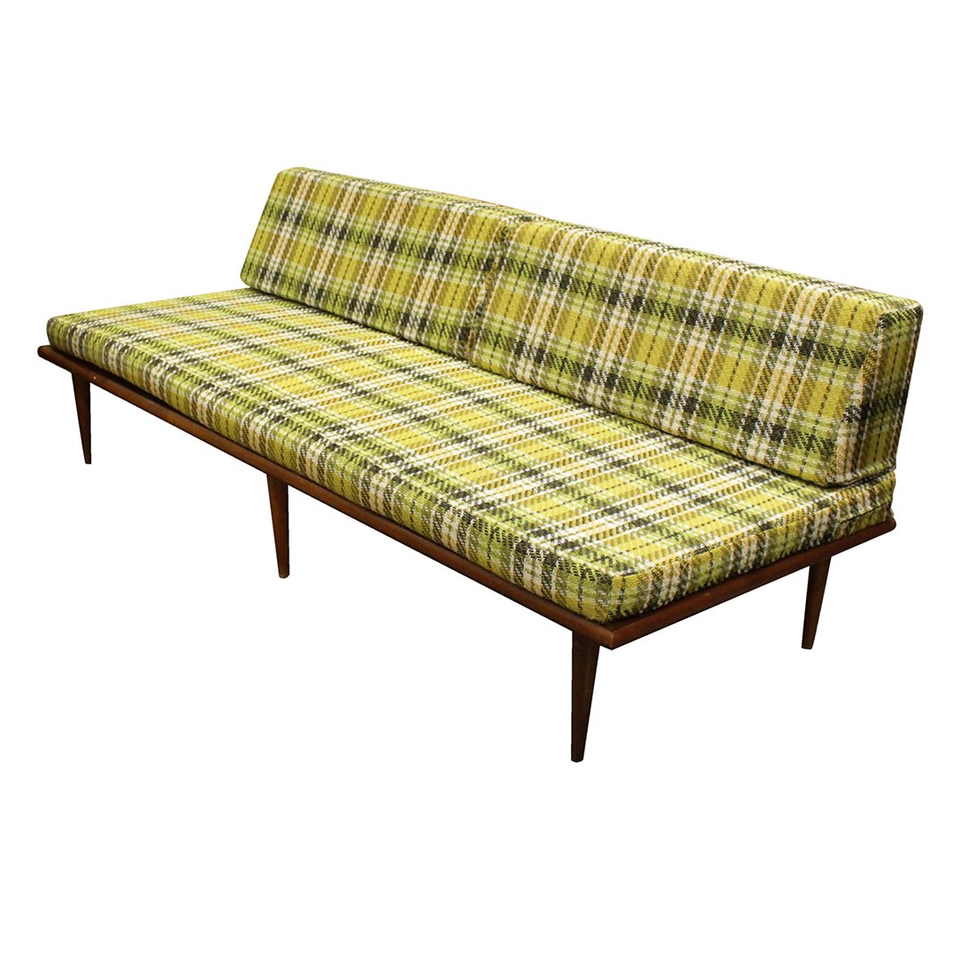 Adrian Pearsall Style Day Bed Sofa, Original Upholstery (1 of 6)