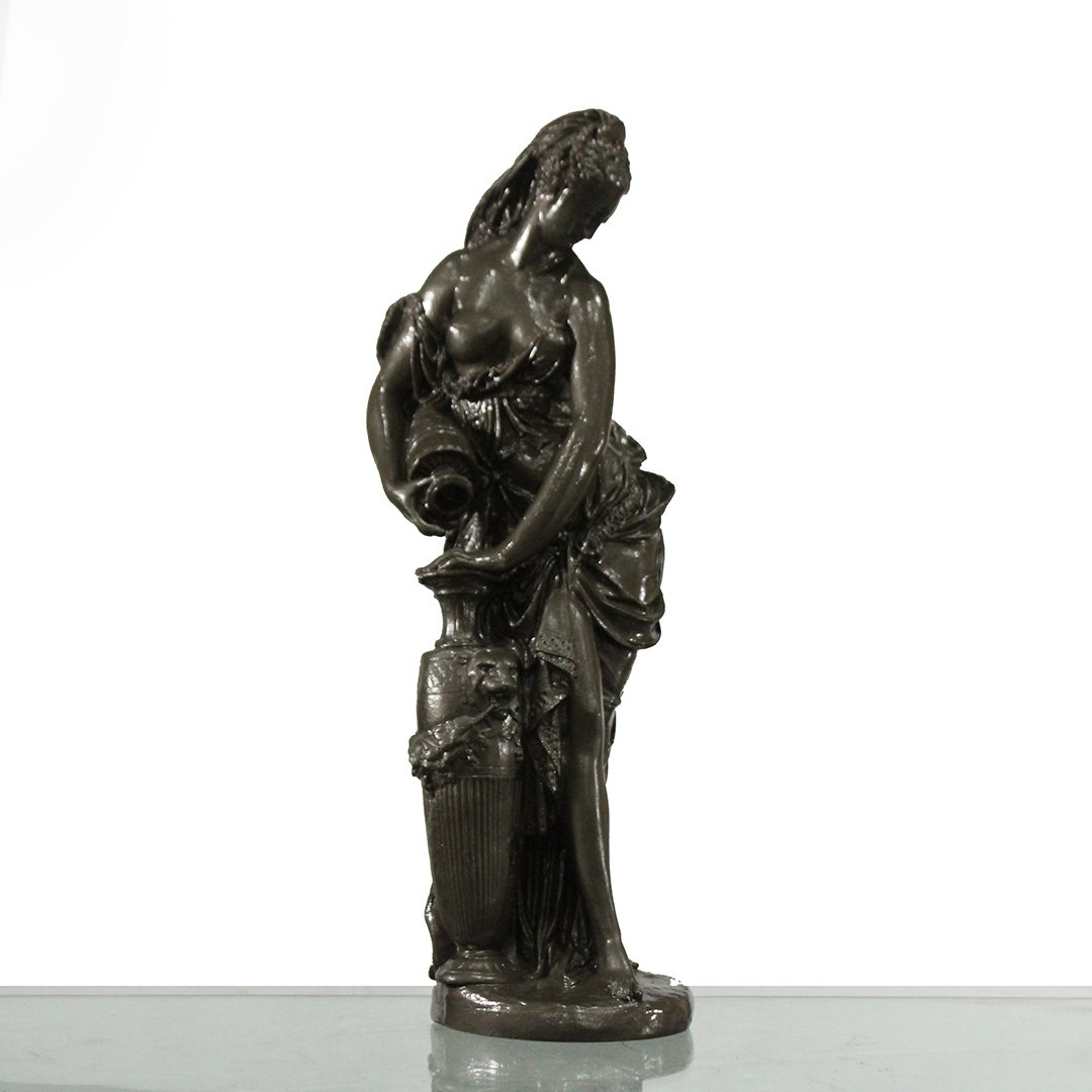 Classical Woman Pouring Water Resin Garden Statue