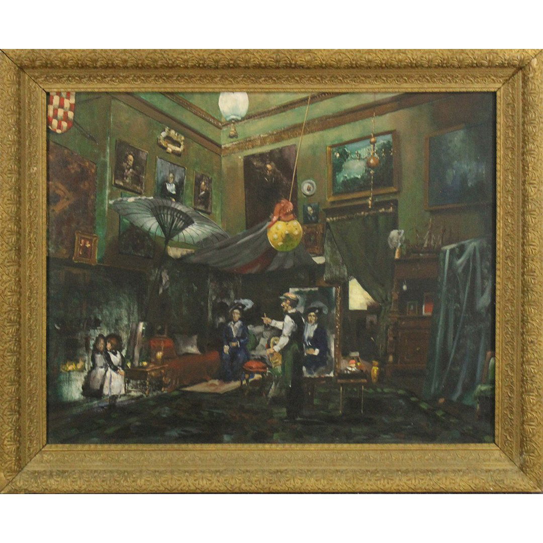 Maher 1963, Oil/b Portrait Painting Art Gallery Studio (1 of 7)