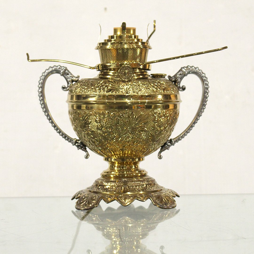 Bradley and Hubbard Fancy Brass Lamp Base (1 of 7)