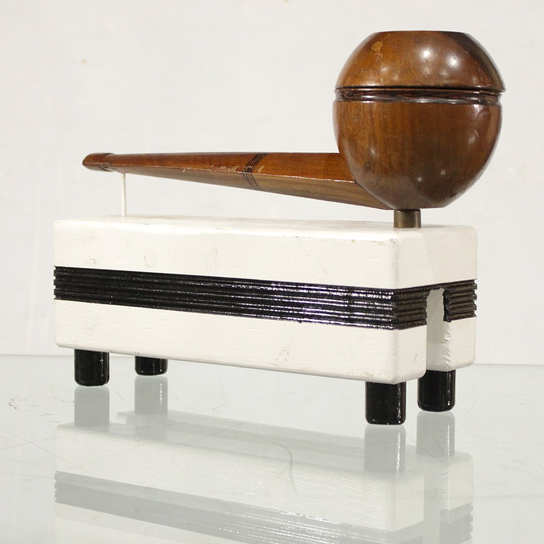 Unique Mid-Century Modern Pipe Display (1 of 6)