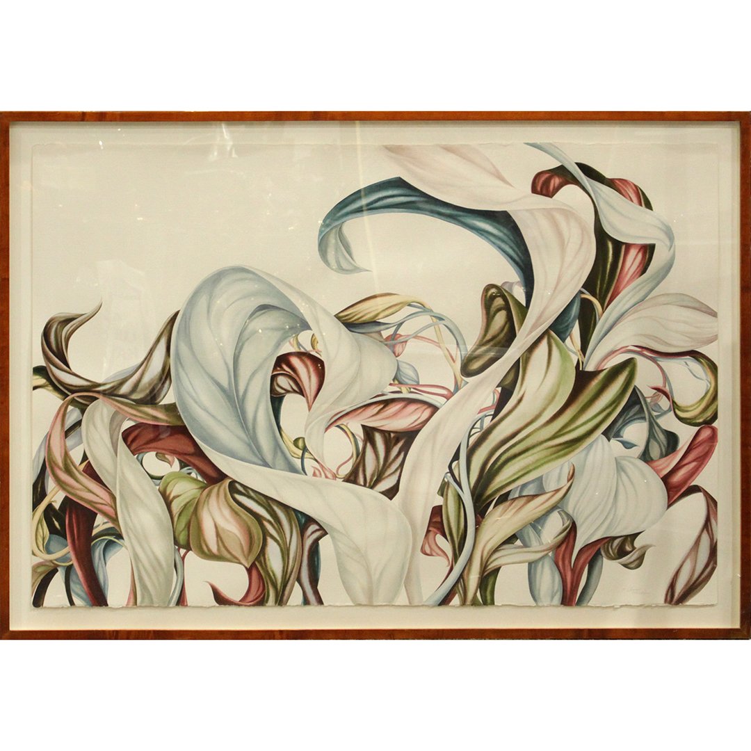 Large Iris Watercolor Painting NYC Labels (1 of 8)