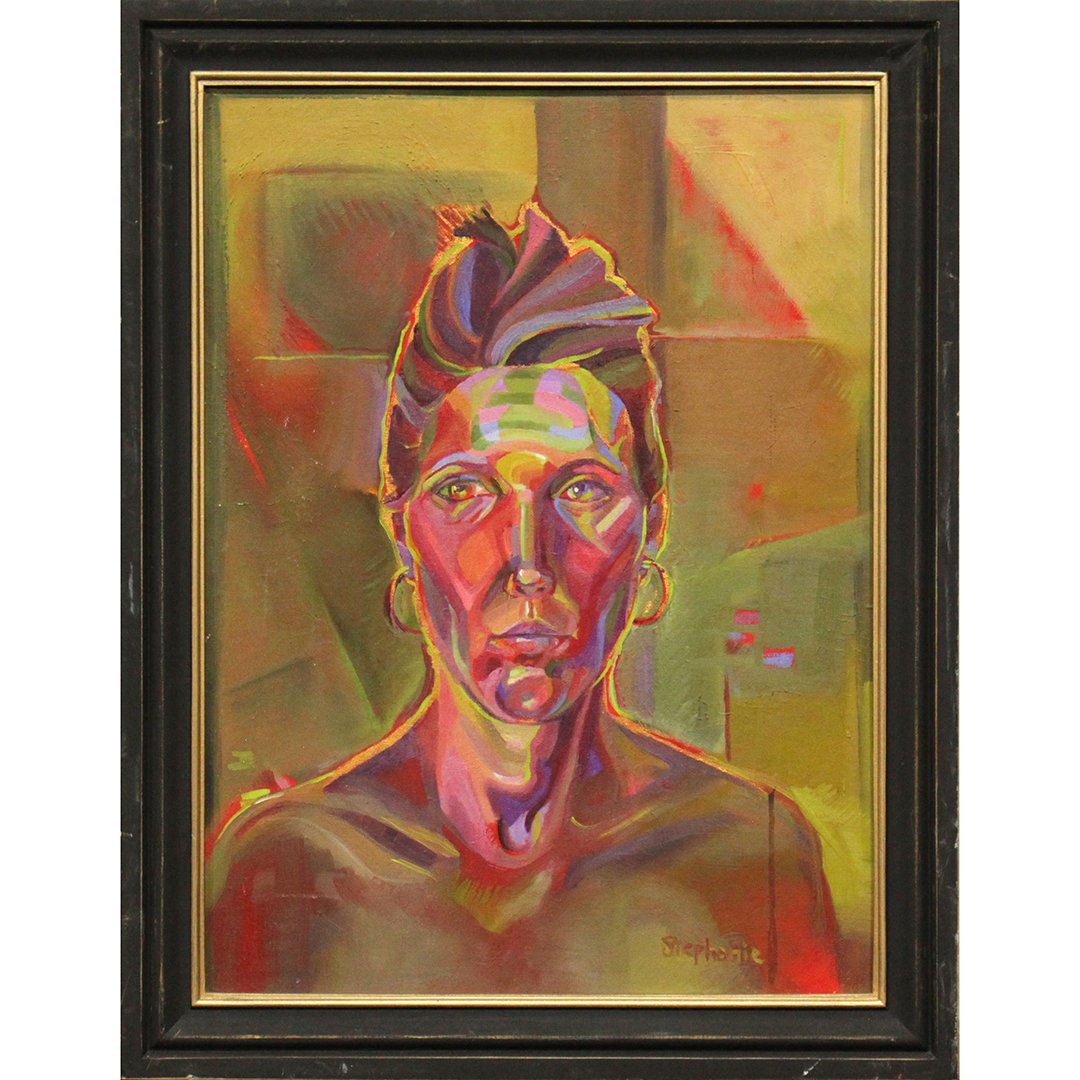Mid-Century Modern portrait of women abstract (1 of 5)