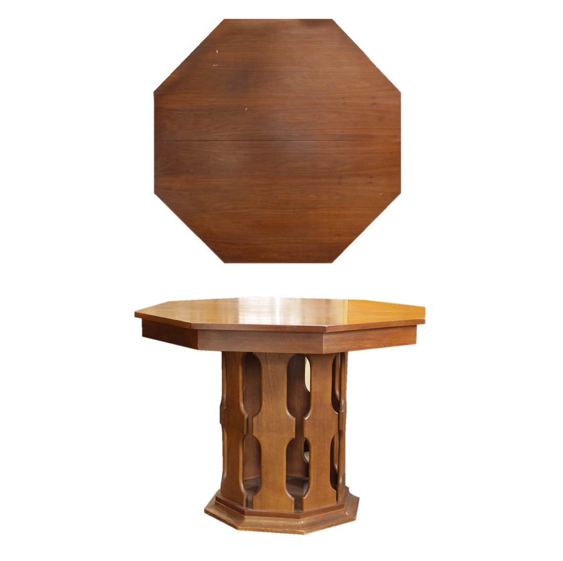 Harvey Probber Octagon Dining Table, 1 Extension Leaf (1 of 6)