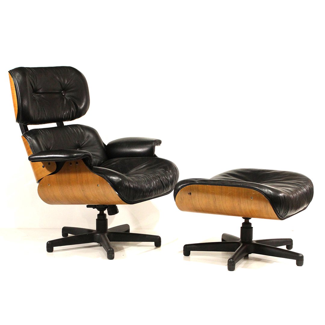 Herman Miller - Eames Style Lounge Chair Ottoman, Later (1 of 9)