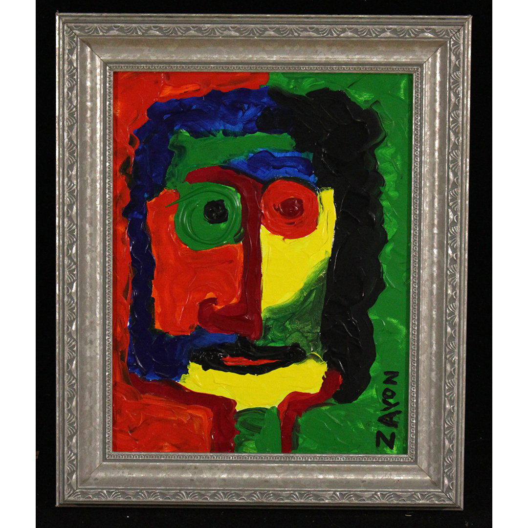 Seymour Zayon Mid-Century Modern Abstract Painting (1 of 5)