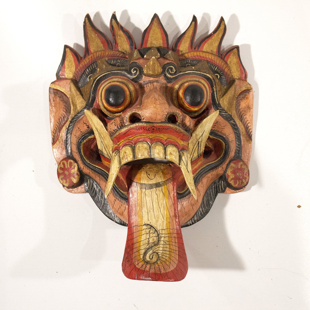 Chinese Flaming Dragon Head Mask (1 of 3)