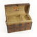 1800s Dome Top Stage Coach Traveling Trunk with Till - 4
