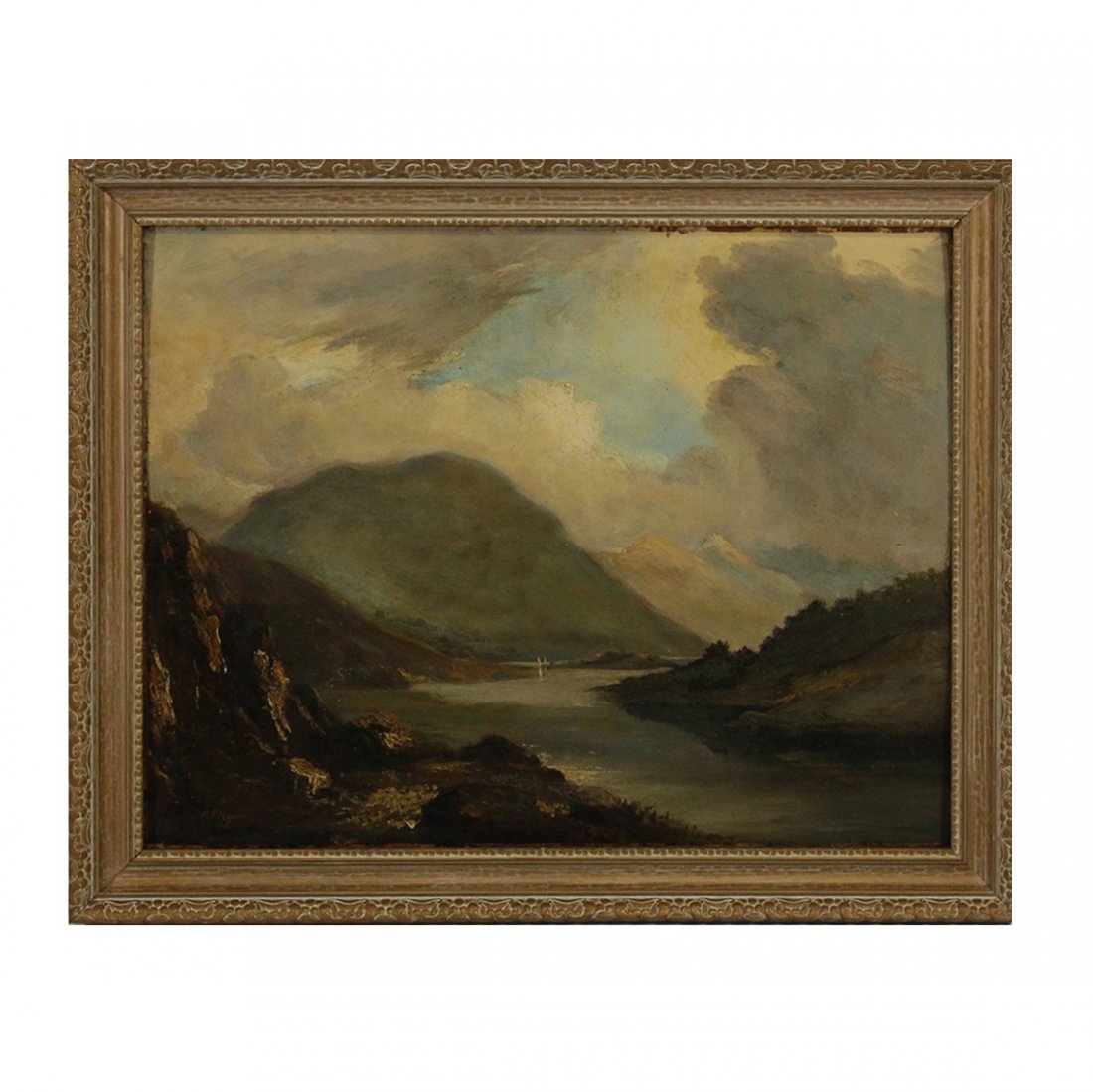 Albert Pinkham Ryder; Oil/C River Valley Landscape (1 of 6)