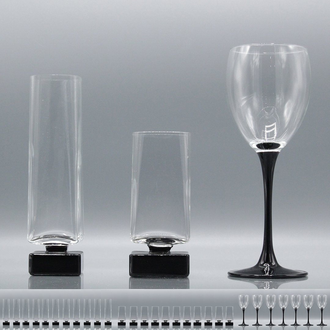 Twenty Nine [29] Modern Design Black & White Glasses (1 of 5)