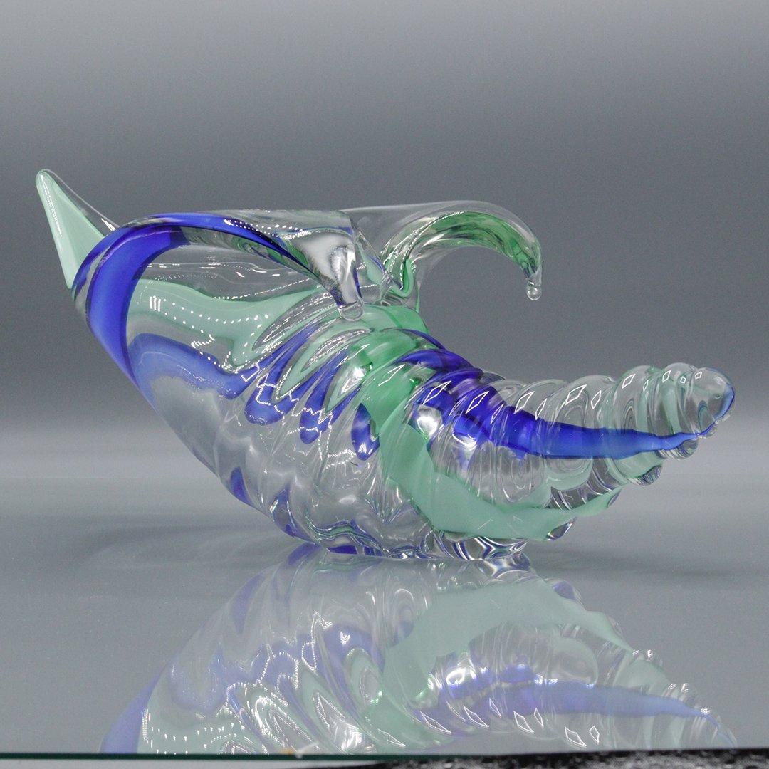 Rubelli VA Italian Murano Cornucopia Glass (1 of 5)