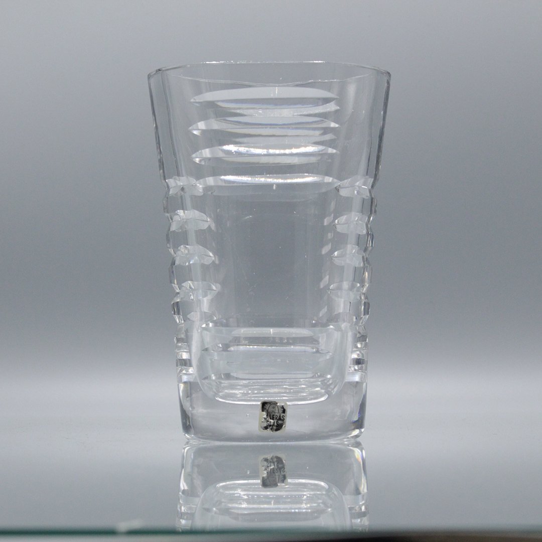 Maleras Glass Crystal Sweden Vase: Maleras Glass in clear Crystal made in Sweden, Vase Size: 7 h