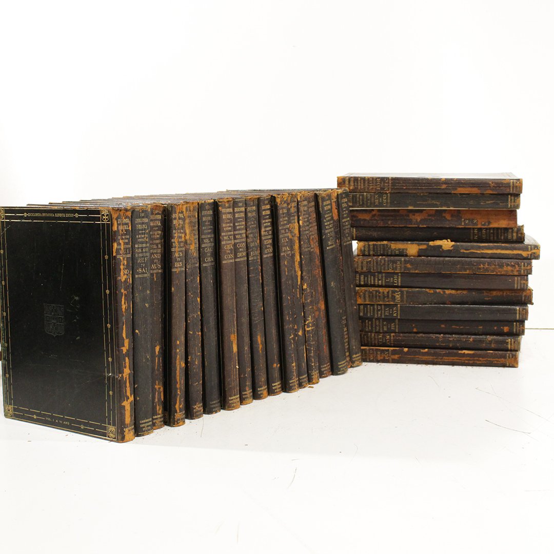 Antique Leather Bound 29 Volume Encyclopedia Britannica (1 of 11)