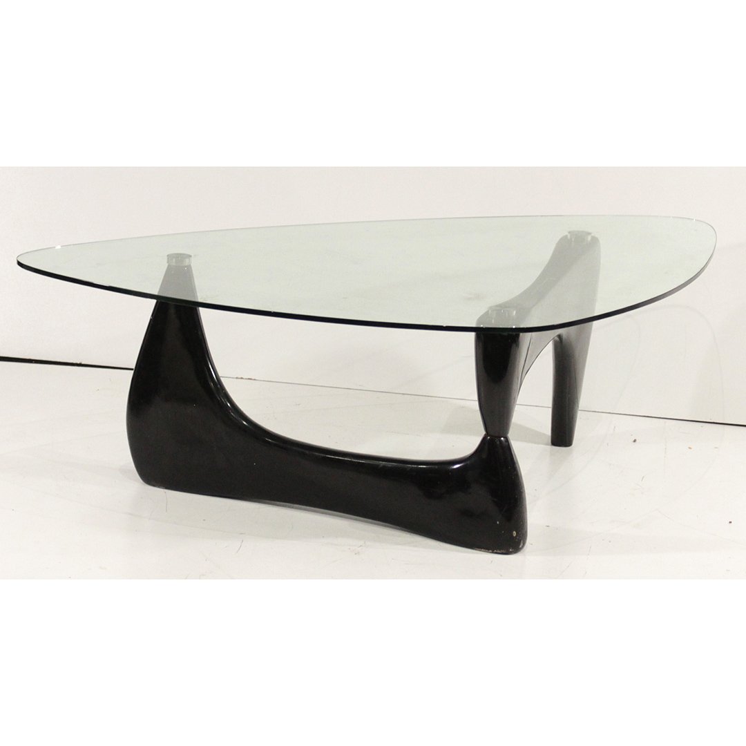 Noguchi Style Black Ebony Base Coffee Table (1 of 5)
