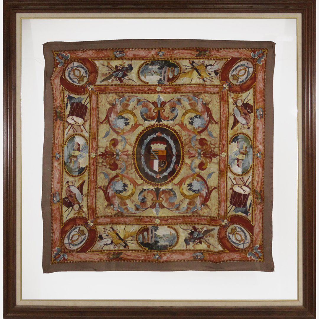 Metropolitan Museum Wax Fabric Framed Large (1 of 9)