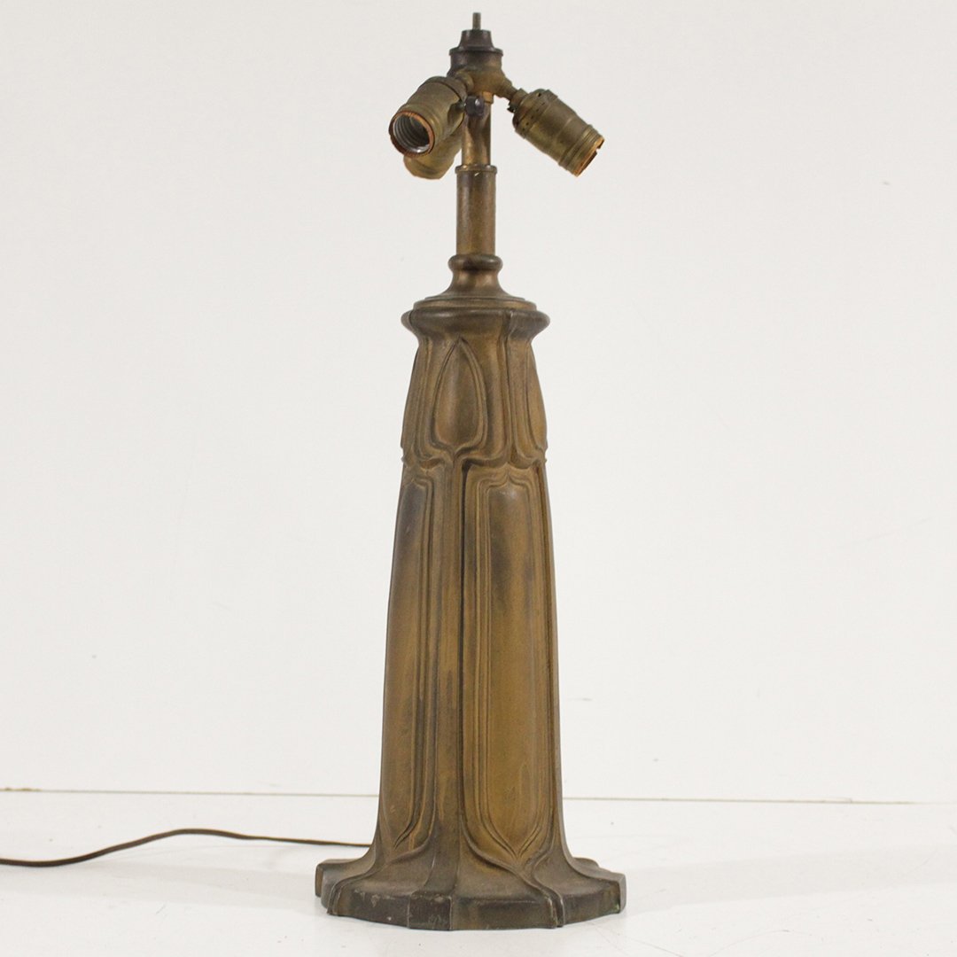 Antique Bradley & Hubbard Lamp Base 3 light fixture (1 of 6)