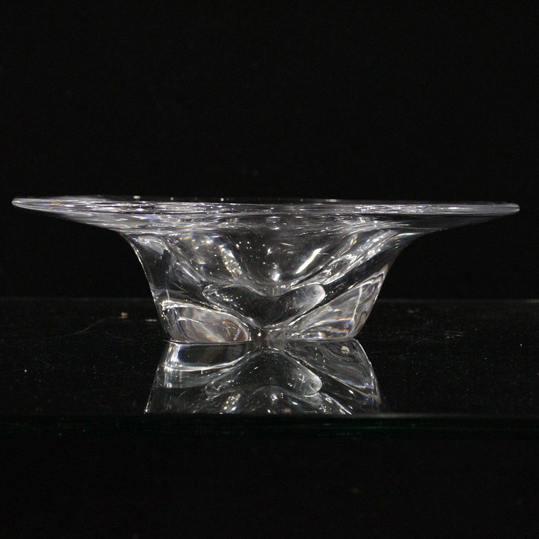 Orrefors Signed Crystal Glass Bowl (1 of 4)