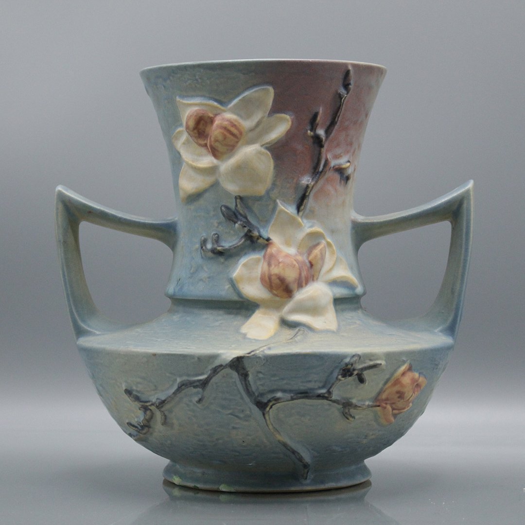 Roseville Blue Vase (1 of 8)