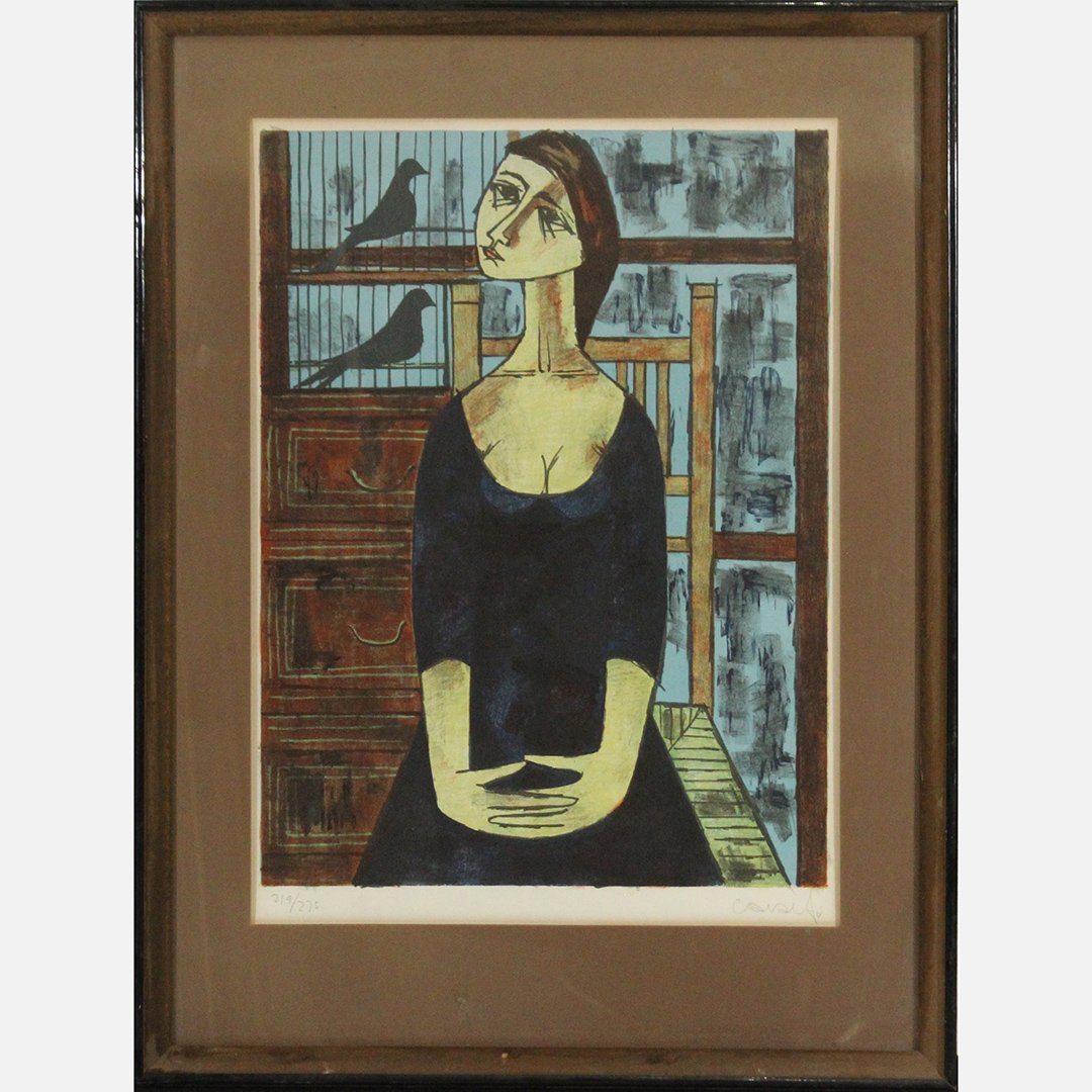 Vincent Garalto Lithograph Signed Mid-century Modern (1 of 8)