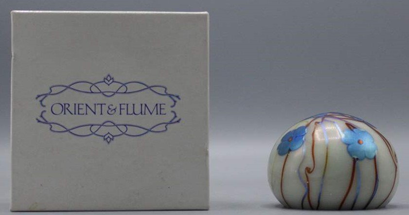 Orient & Flume Studio Art Glass Paperweight with Box (1 of 4)