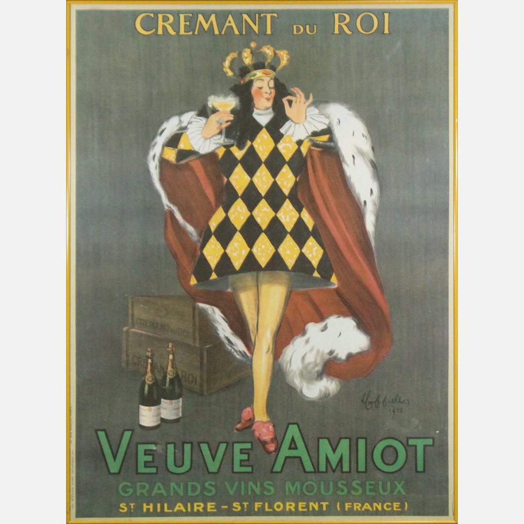 Large Framed Poster: Cremant Du Roi, Veuve Amiot, Paris (1 of 7)