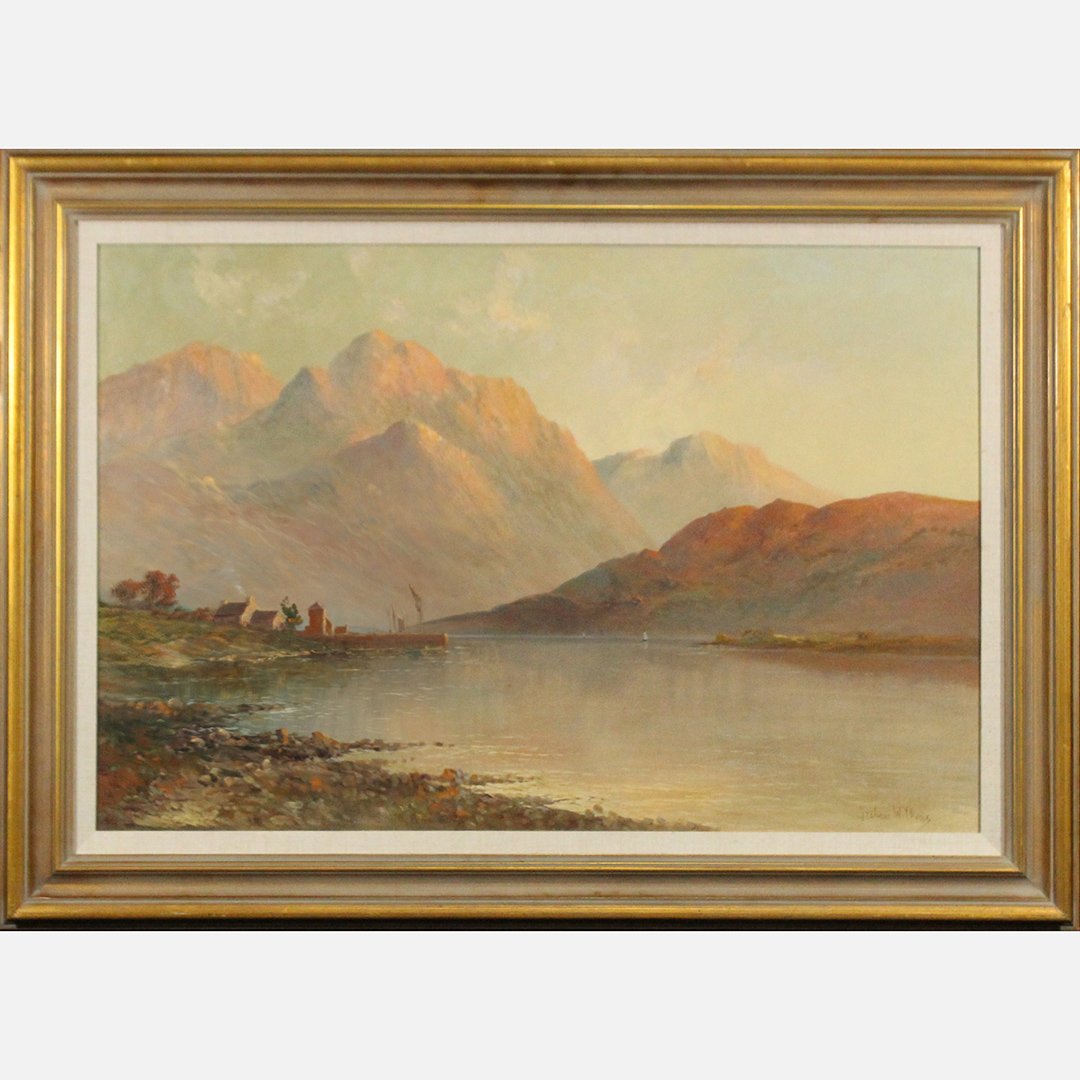 Graham Williams, Oil/c Circa 1930 " A Scottish Loch" (1 of 10)
