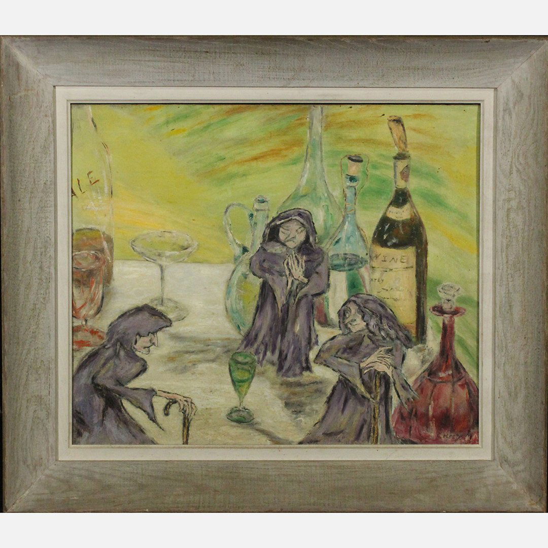 Celeste M, Mid-Century Modern Oil/b Witches and Liquor (1 of 5)