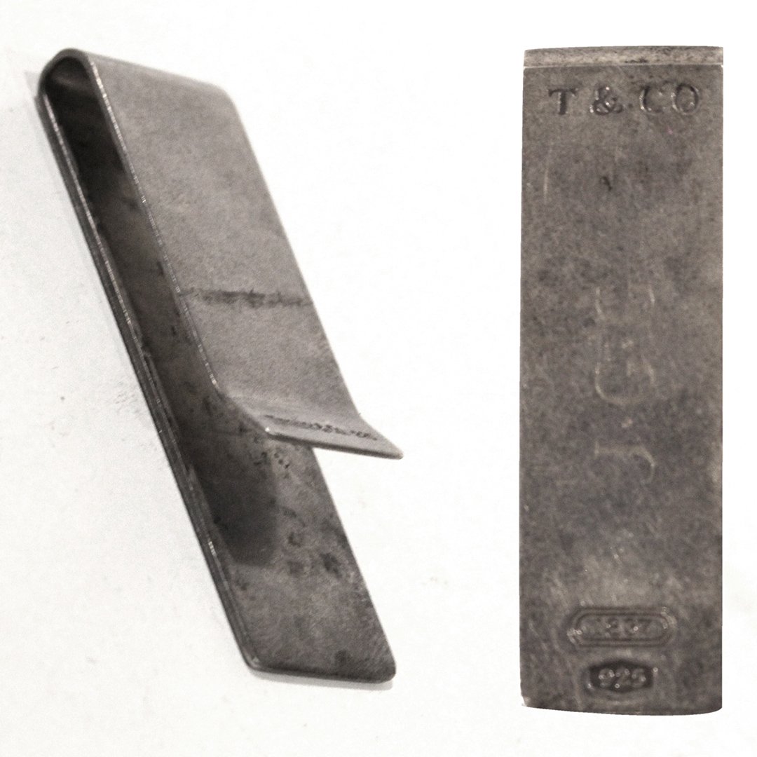 Vintage TIFFANY & CO .925 Sterling Silver Money Clip (1 of 4)