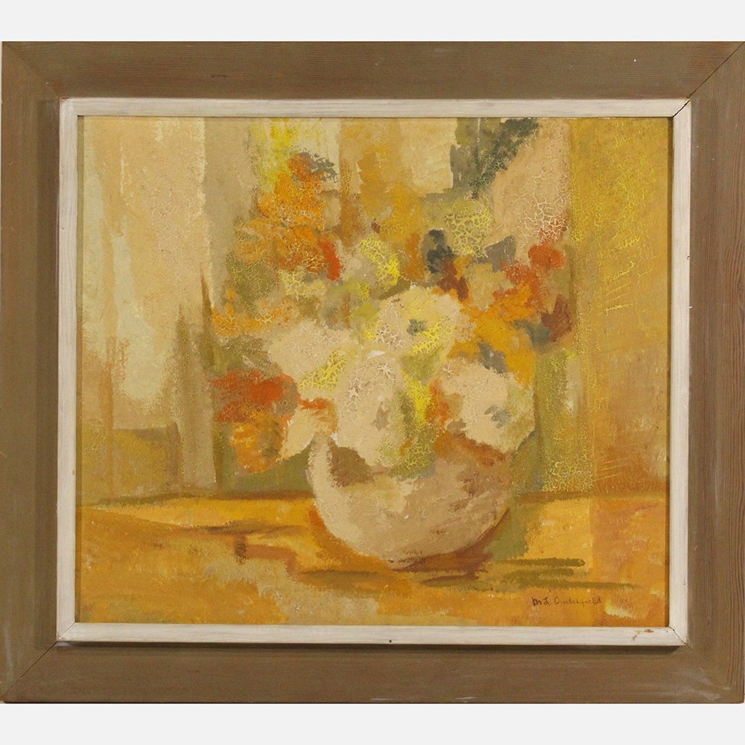 Mary Louise Crutchfield, Oil/b Quality Flowers in Vase (1 of 6)