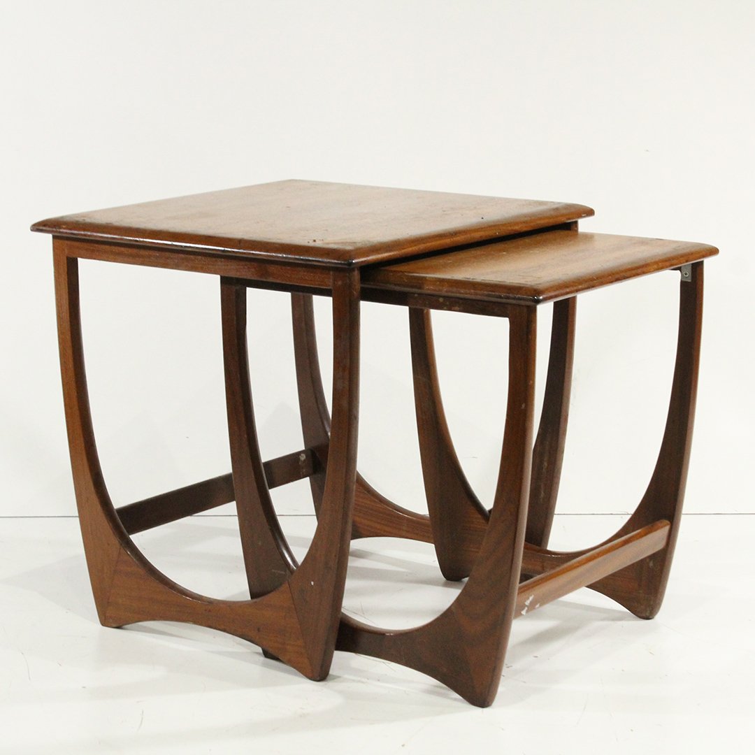 Mid-Century Modern Danish Design Nest 2 Stacking Tables (1 of 5)