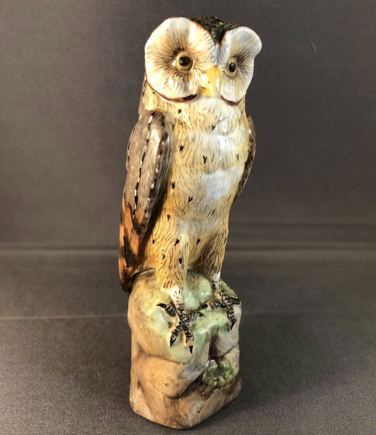 Ernst Bohne & Sohne, German Fine Porcelain OWL Figurine (1 of 8)