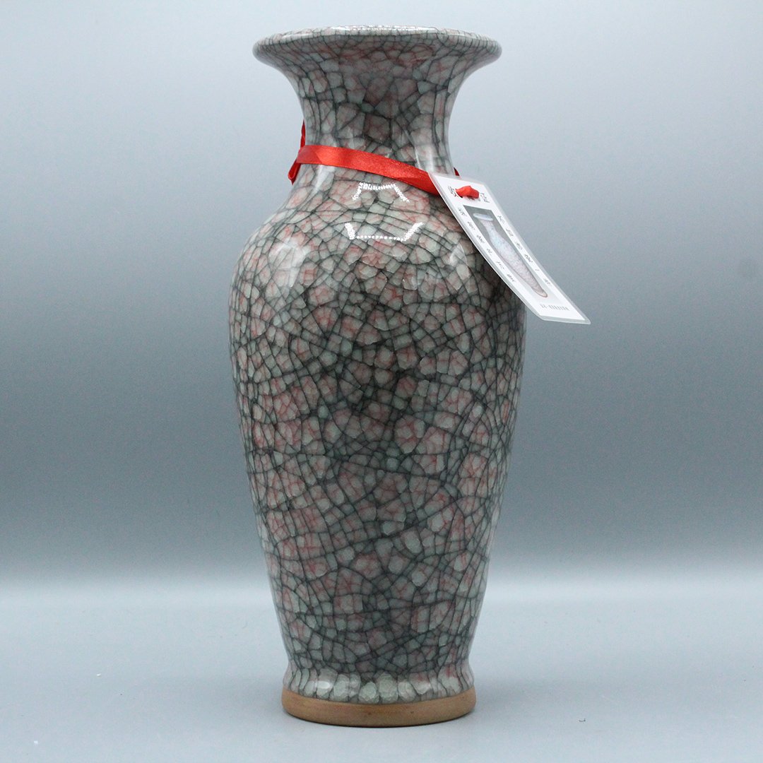 Celadon Asian Oriental Vase With Original Label (1 of 6)