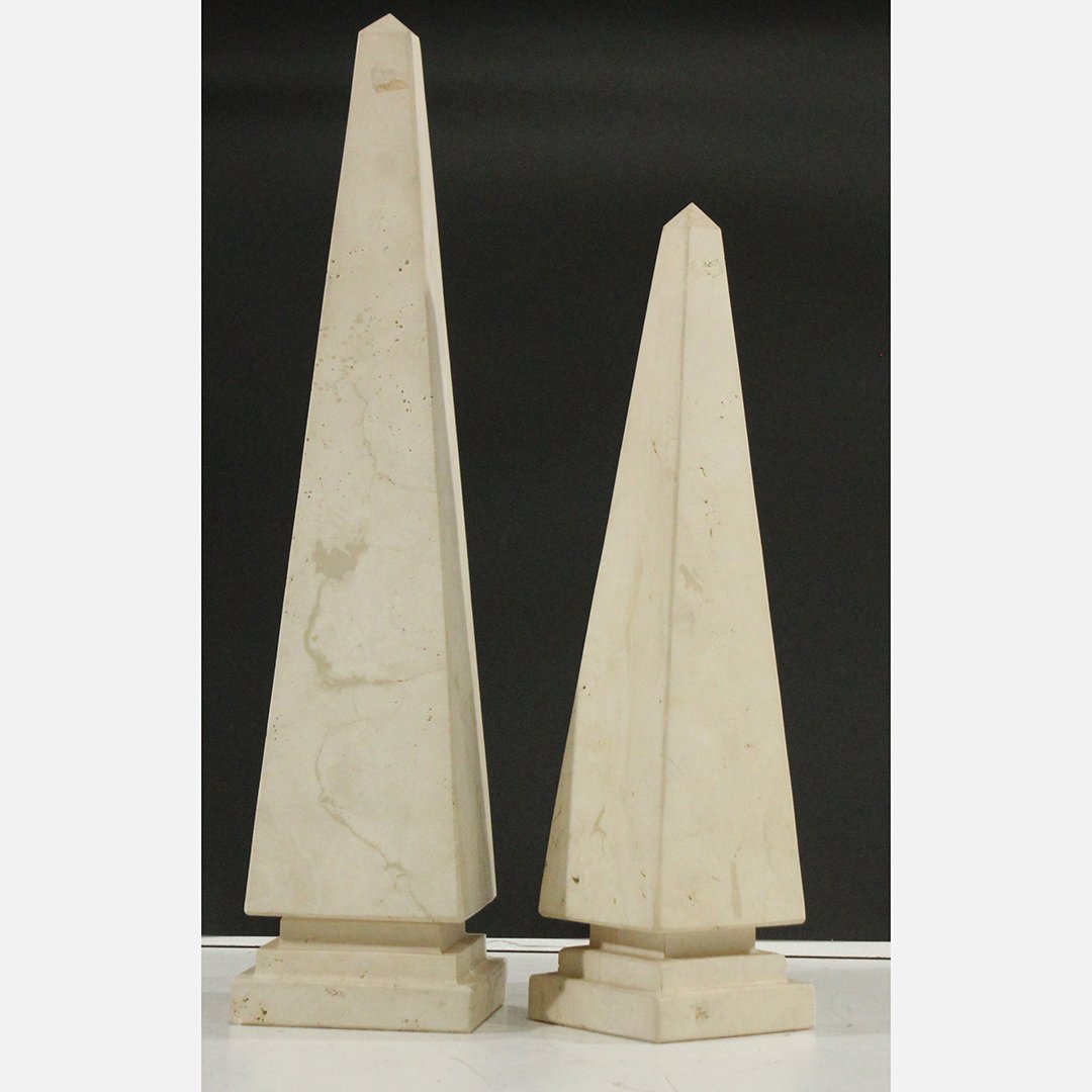 Two [2] Italian Marble Obelisks (1 of 5)