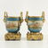Two Sevres Porcelain Mounted in Gold Dore Bronze Urns