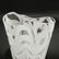 Mid-Century Modern Italian White & Clear Art Glass Vase - 2