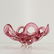 Mid-Century Italian Glass Pink Free Form Center Bowl