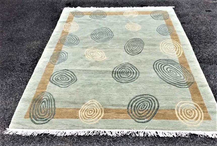 Odegard Mid-Century Calder Design Handmade Tibetian Rug: Odegard Mid-Century Calder Design Handmade Tibetian Rug. Original Tags. Clean. Came out of a pet free / smoke free home. Very good condition. Size: 9'2" x 6'4"