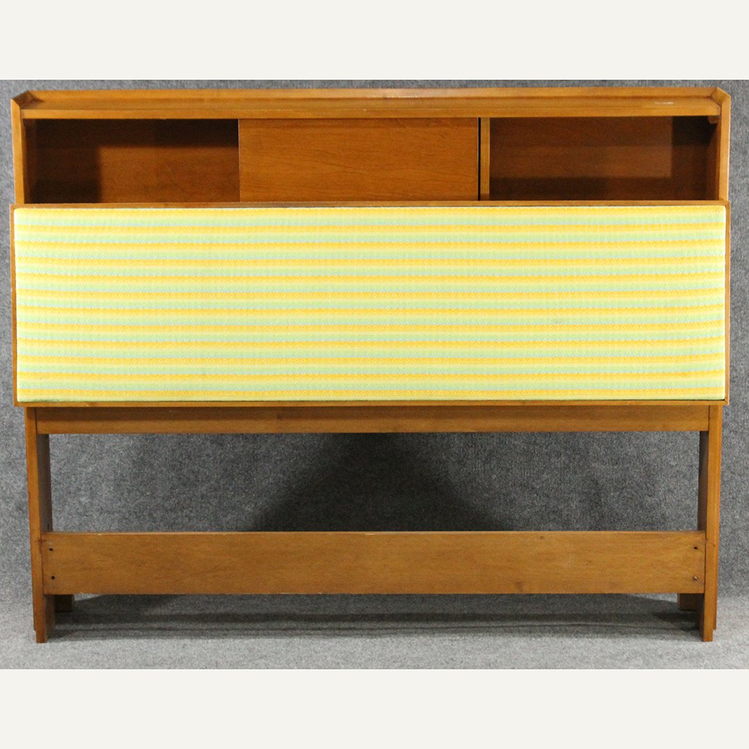 Paul McCobb Planner Group Head Board Bed: Paul McCobb Head Board Bed Mid-century Modern, Planner Group; Winchendon, Signed on back. Size: 45 h , 56 w,