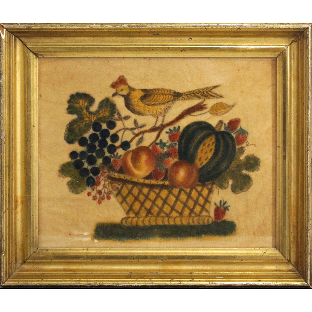 Circa 1880 THEOREM, Original Lemon Gold Frame 19th C. (1 of 8)