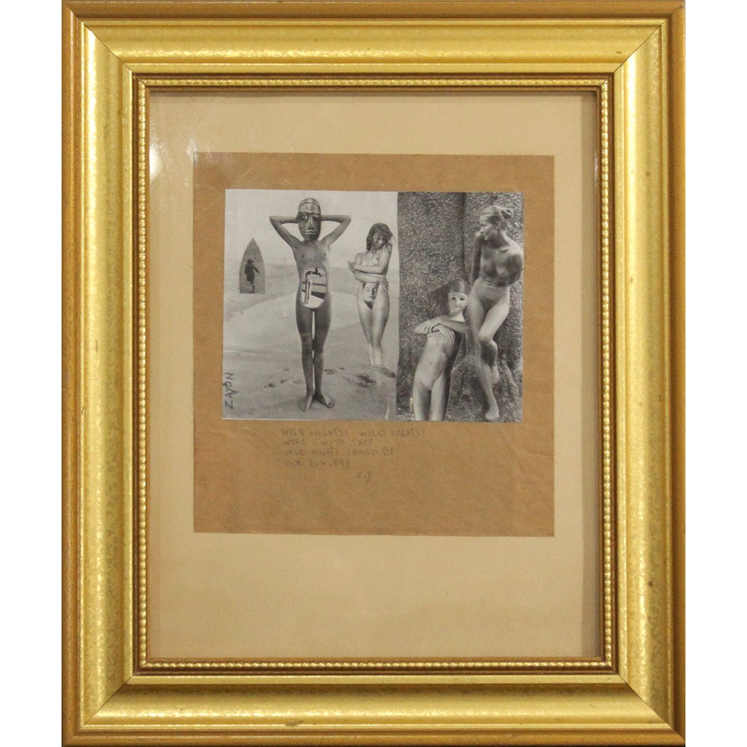 SEYMOUR ZAYON Mid Century Modern Collage WILD NIGHTS (1 of 9)