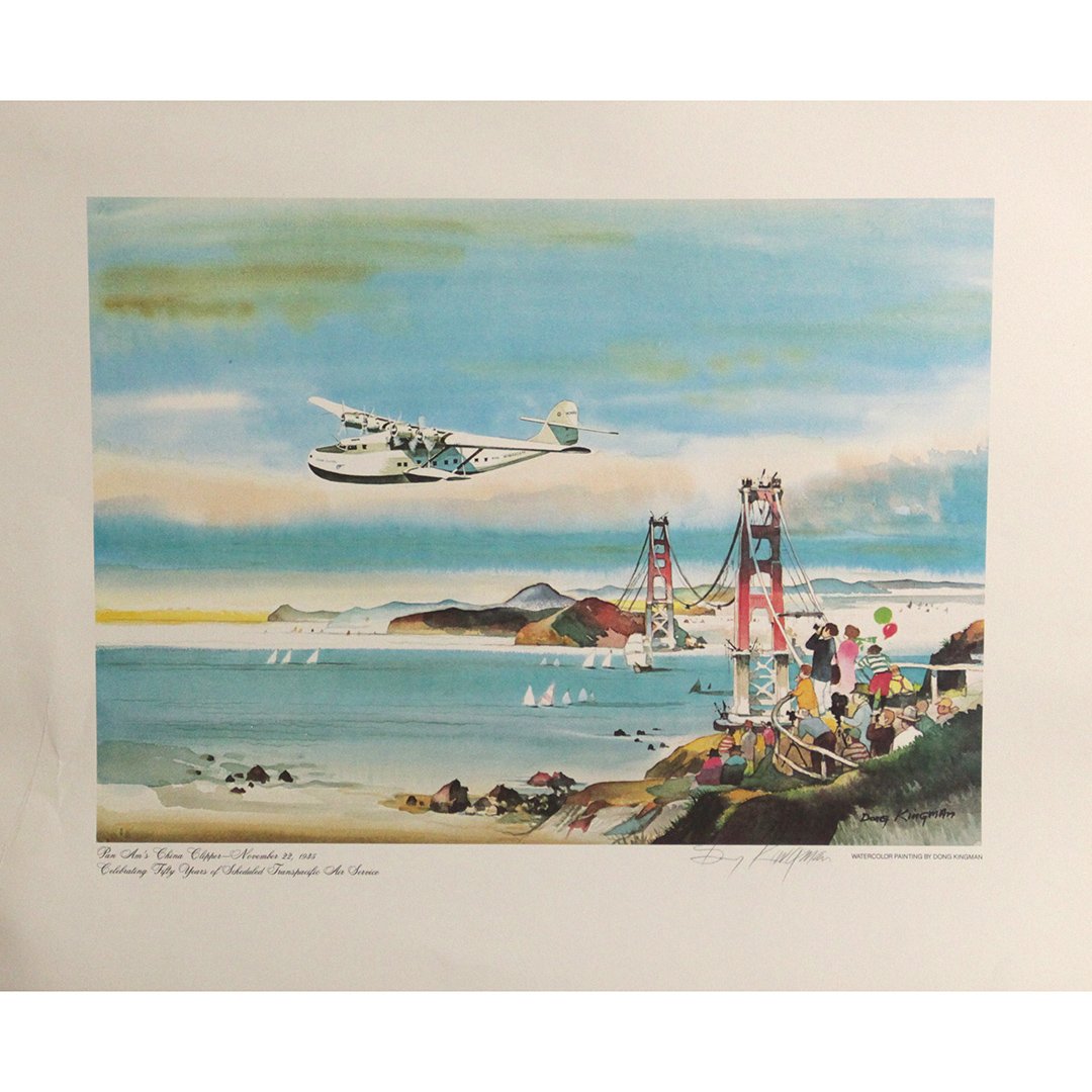 DONG KINGMAN. Pencil Signed Lithograph (1 of 8)