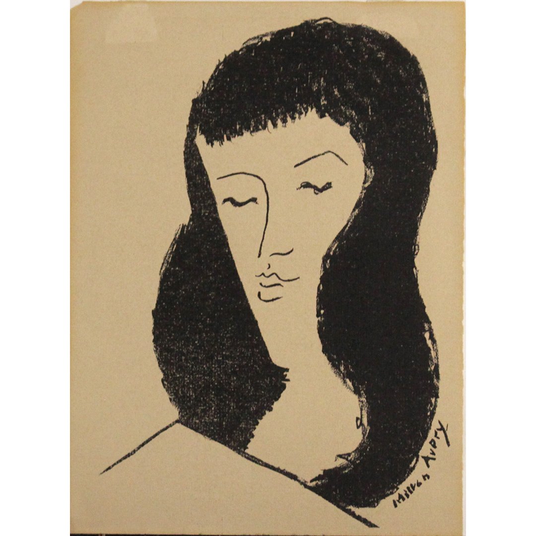 Milton Avery, Woodstock Artist, Lithograph Portrait (1 of 5)