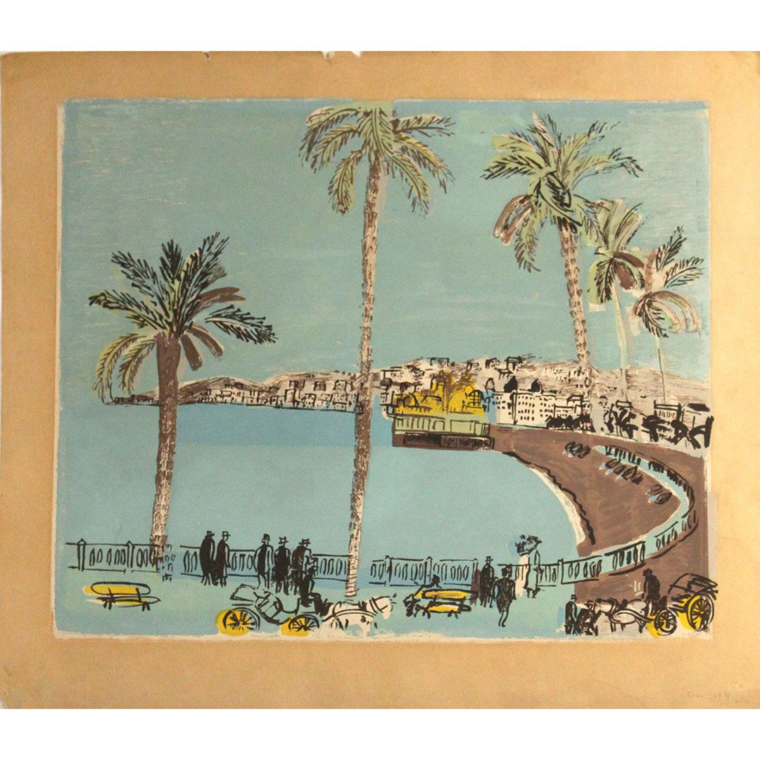 Raoul Dufy  (1877 - 1953) Vintage Lithograph Coastal (1 of 8)